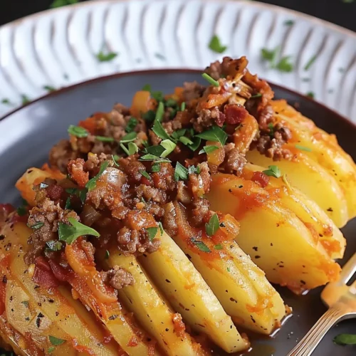 Banderillas de Papa y Carne molida