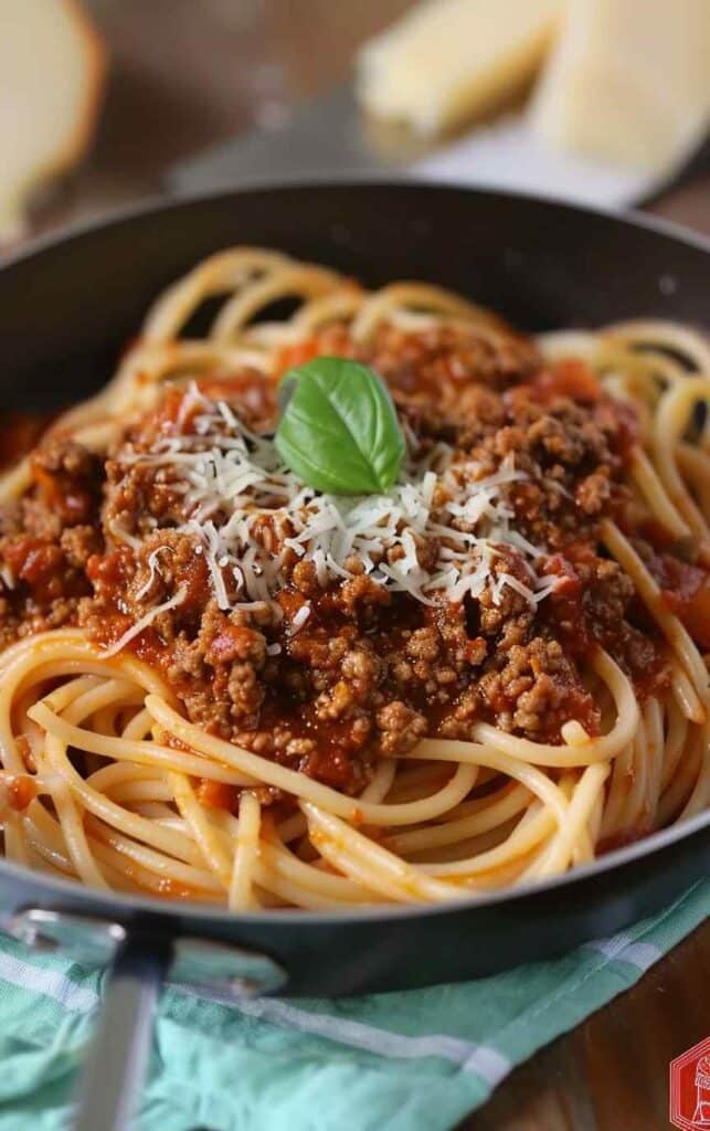 Spaghetti con Carne Molida