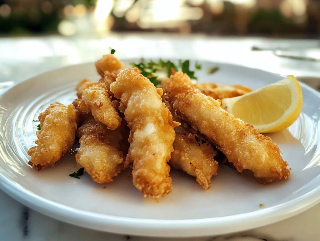 Churros de pescado