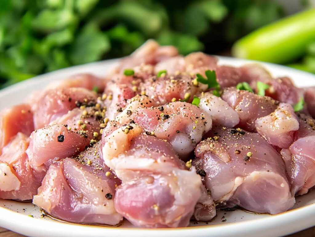 Preparando Mollejas de Pollo en Salsa
