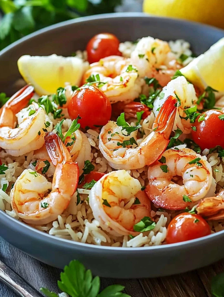 Arroz con Camarones Delicioso