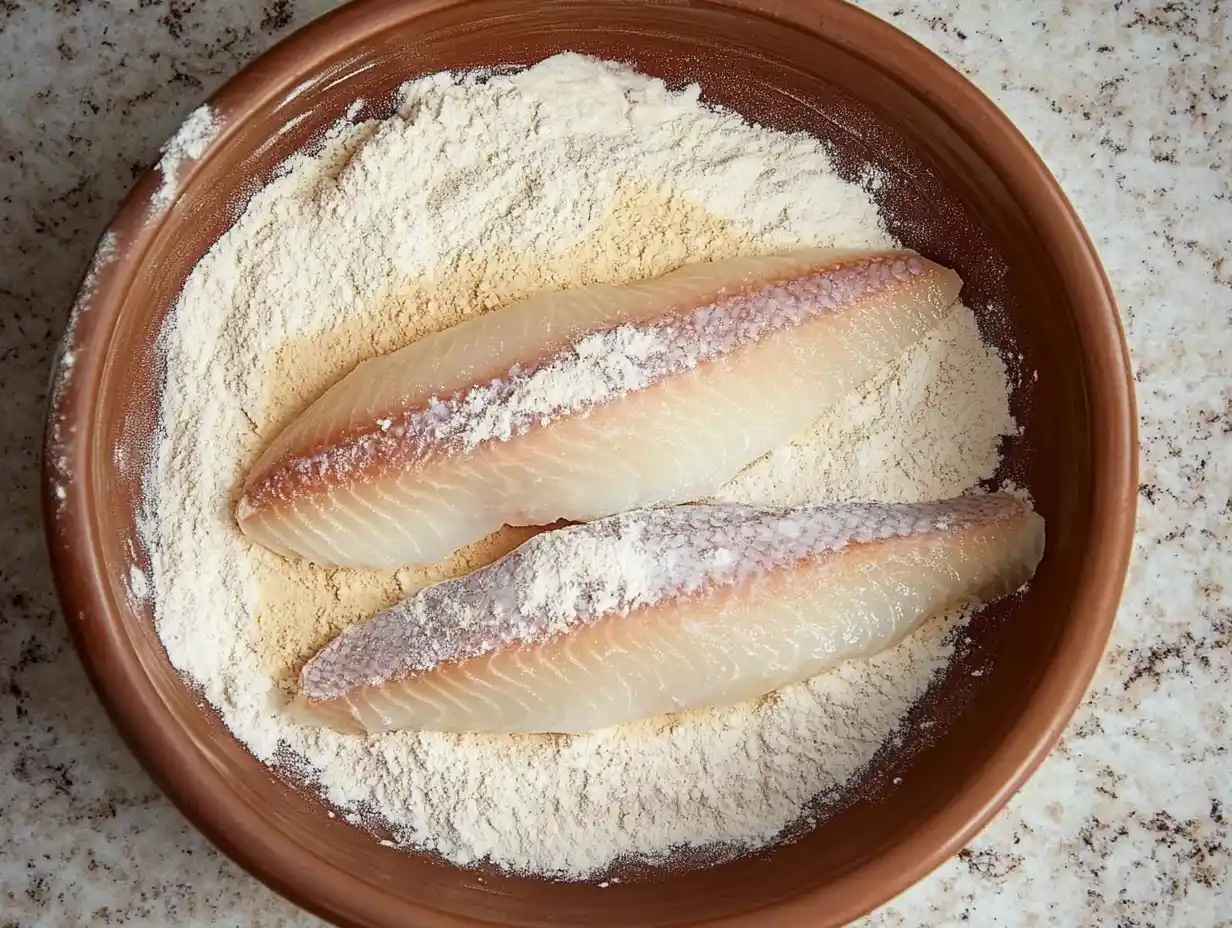 Acedías fritas sin cocinar