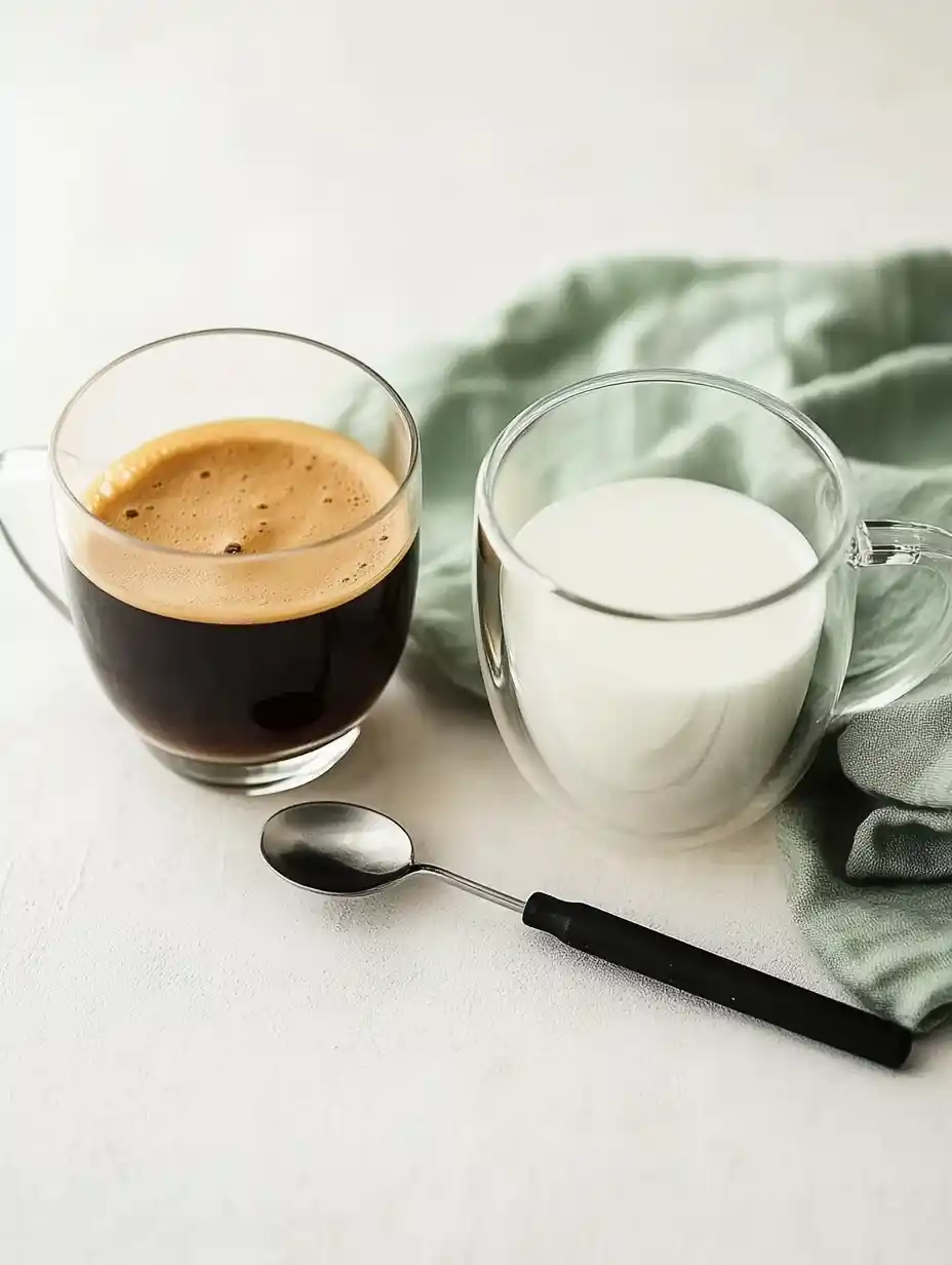 Pasos para preparar Flat white coffee