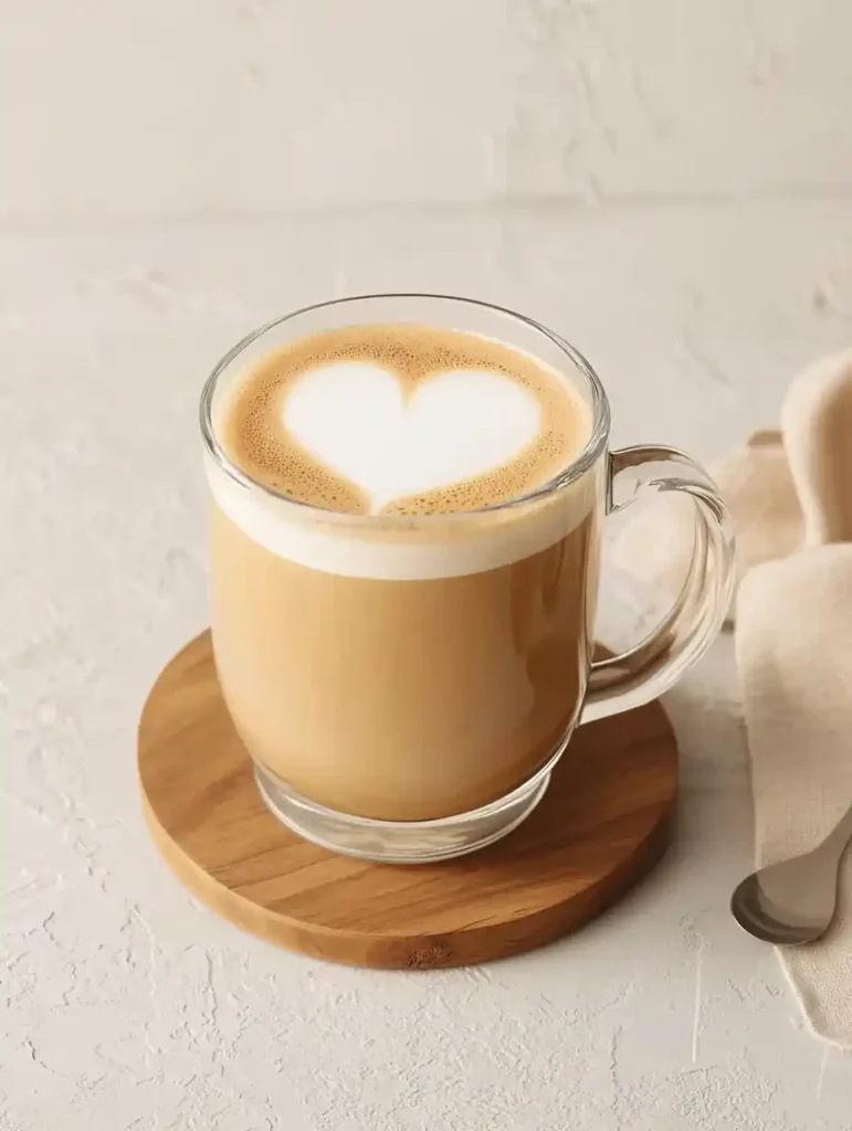 Flat white coffee