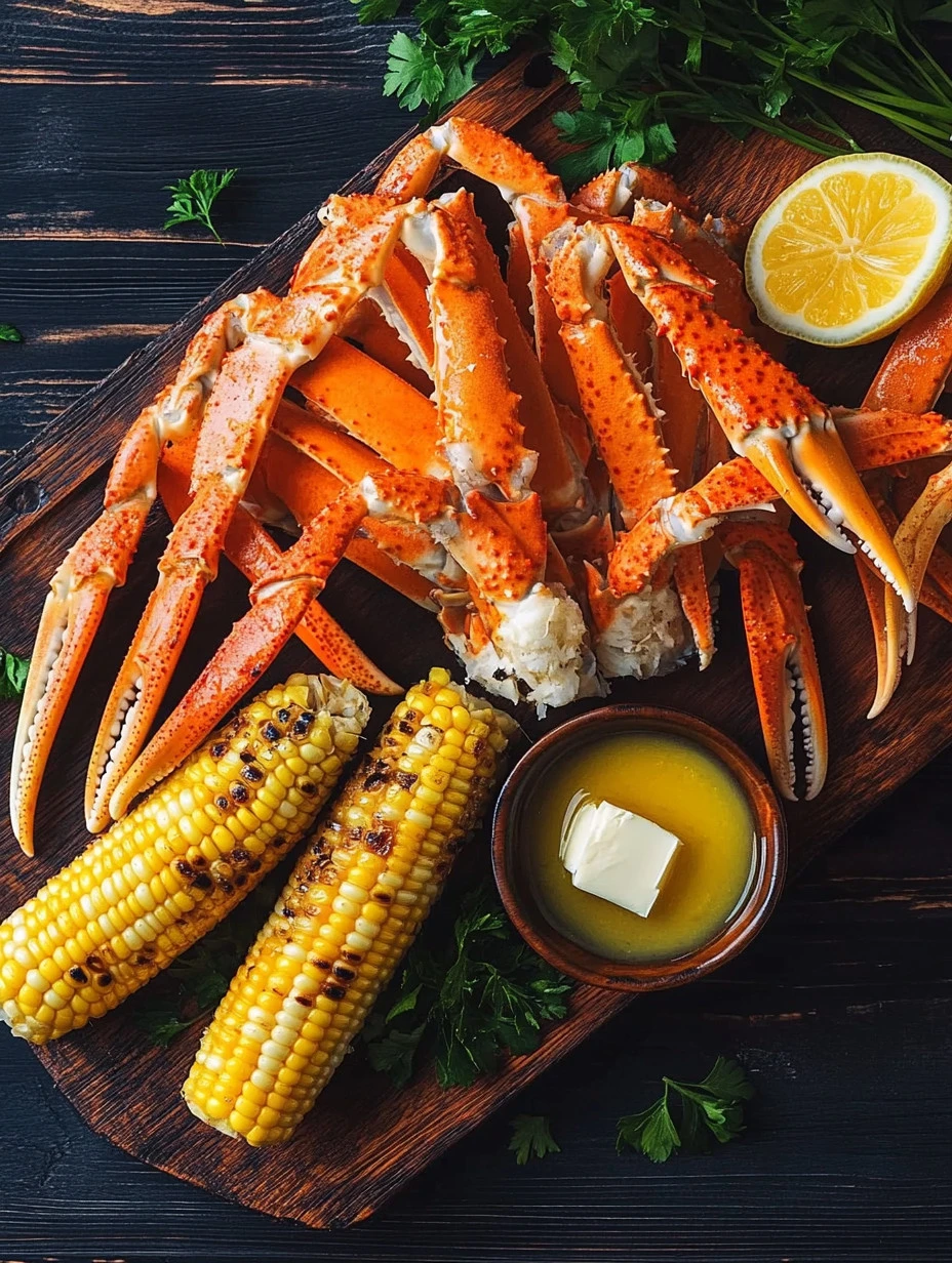 Patas de cangrejo, receta sabrosa y fácil de preparar.