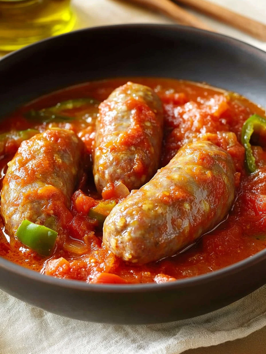 Chorizo criollo en salsa