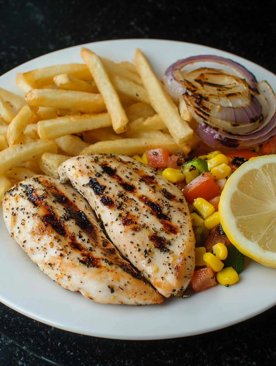 Churrasco de pollo con patatas