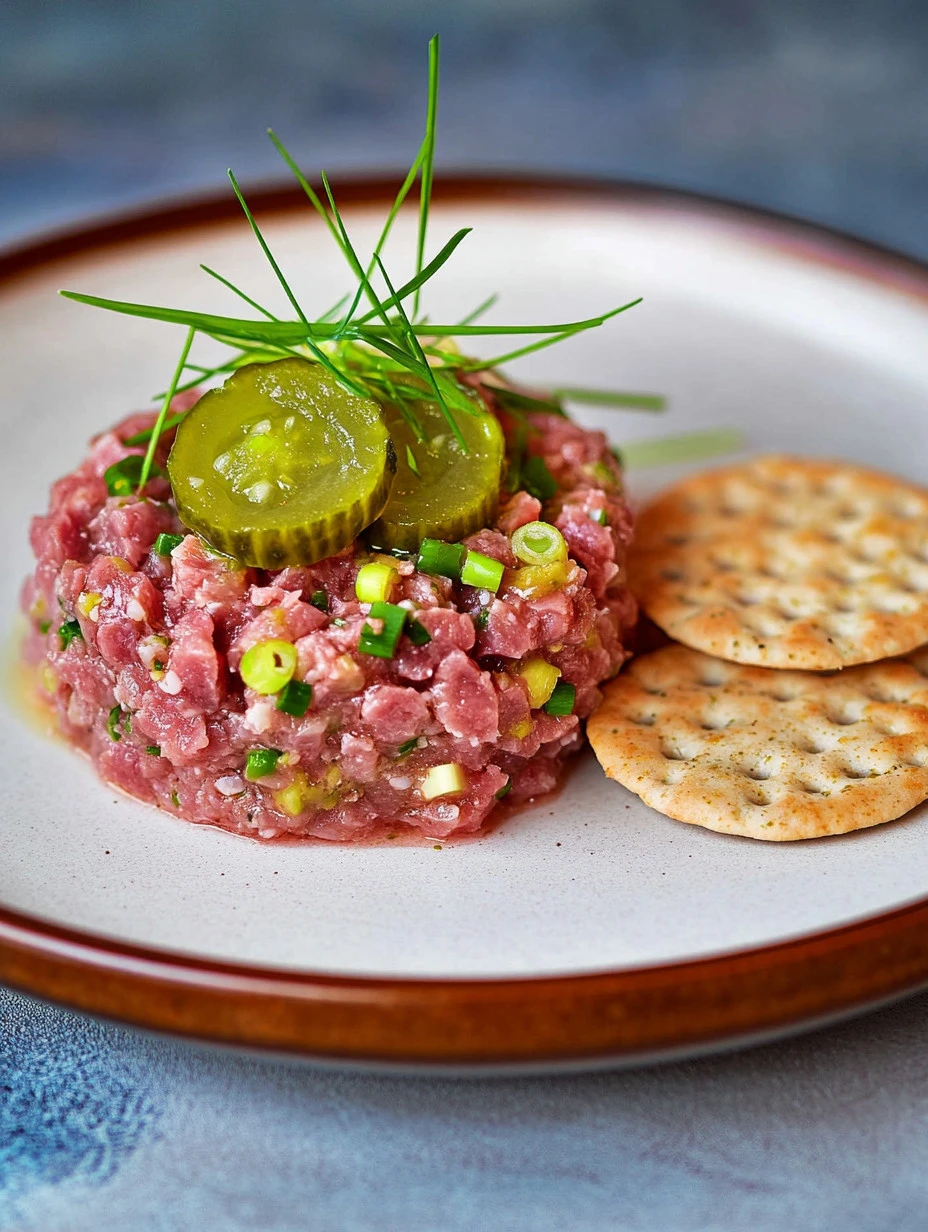 Tartar de salchichón