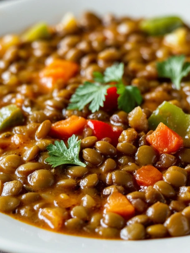 Lentejas con verduras en thermomix