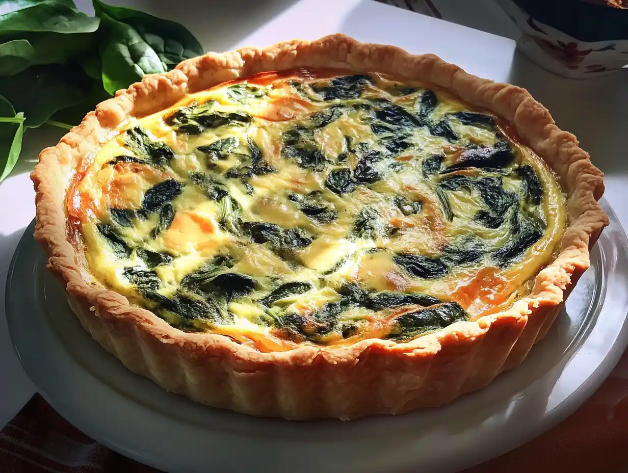 quiche de espinacas