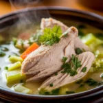 Sopa de pollo de la abuela