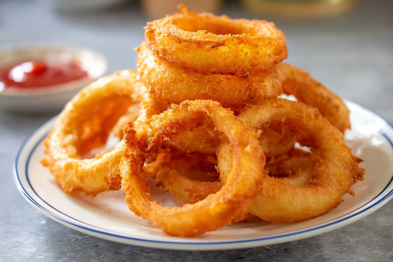 Aros de cebolla crujientes