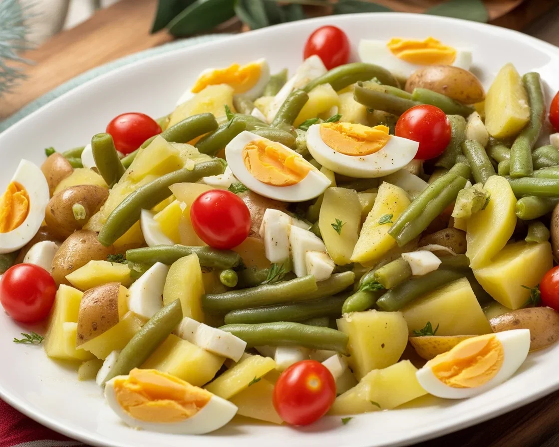 Ensalada de patatas y judías verdes