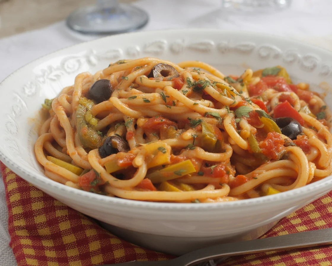 Tallarines a la puttanesca