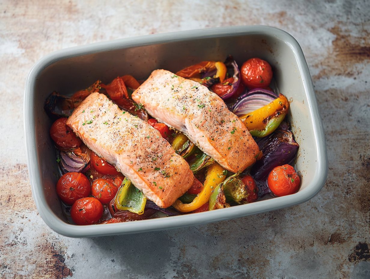 Salmón al horno