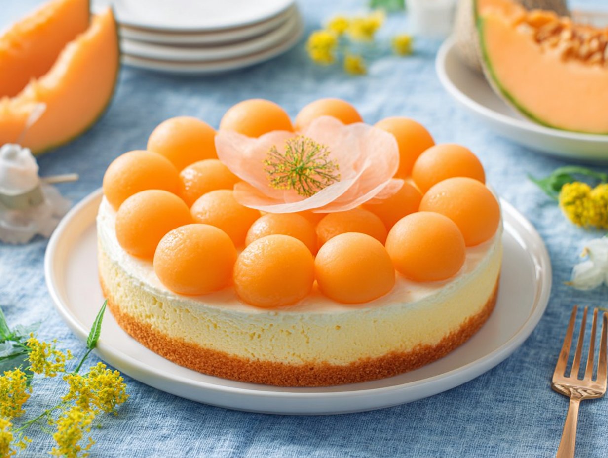 Tarta de melón casera