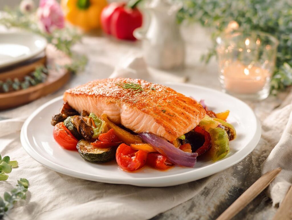 Salmón al horno