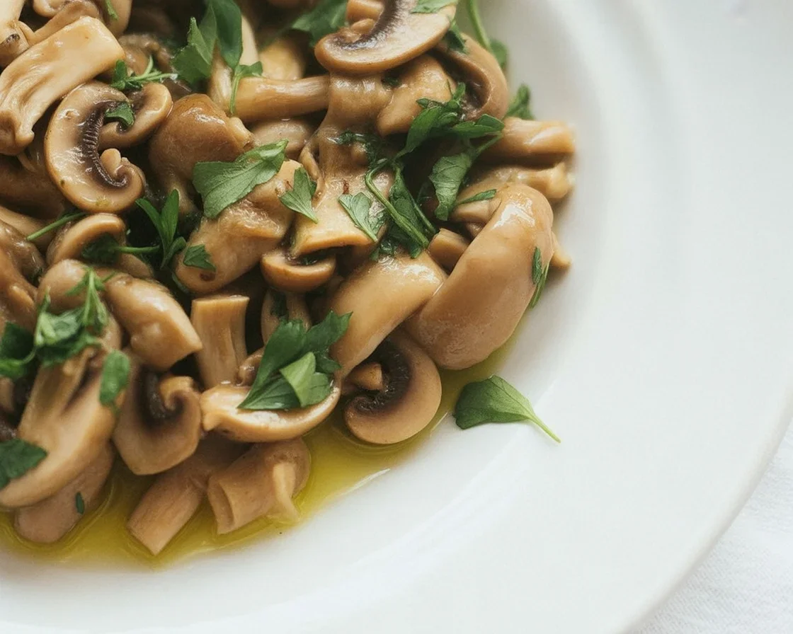 Champiñones salteados