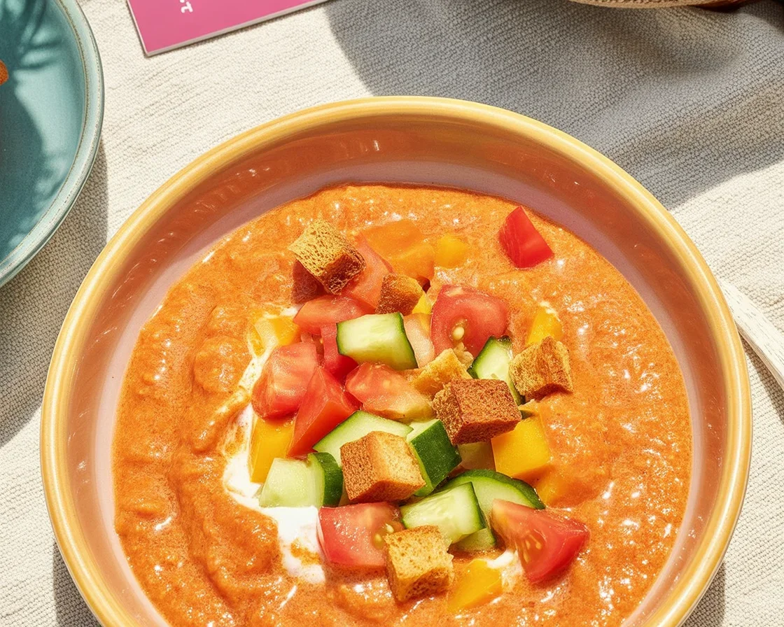 Gazpacho andaluz tradicional