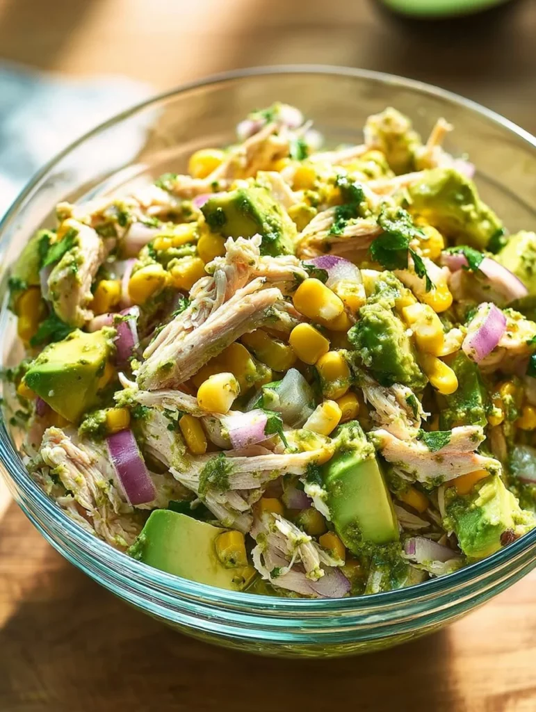 Plato de aguacate con pollo, una receta saludable y deliciosa