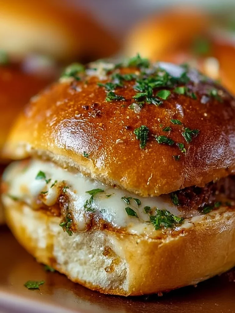 Bombas de hamburguesa de ajo parmesan jugosas y sabrosas
