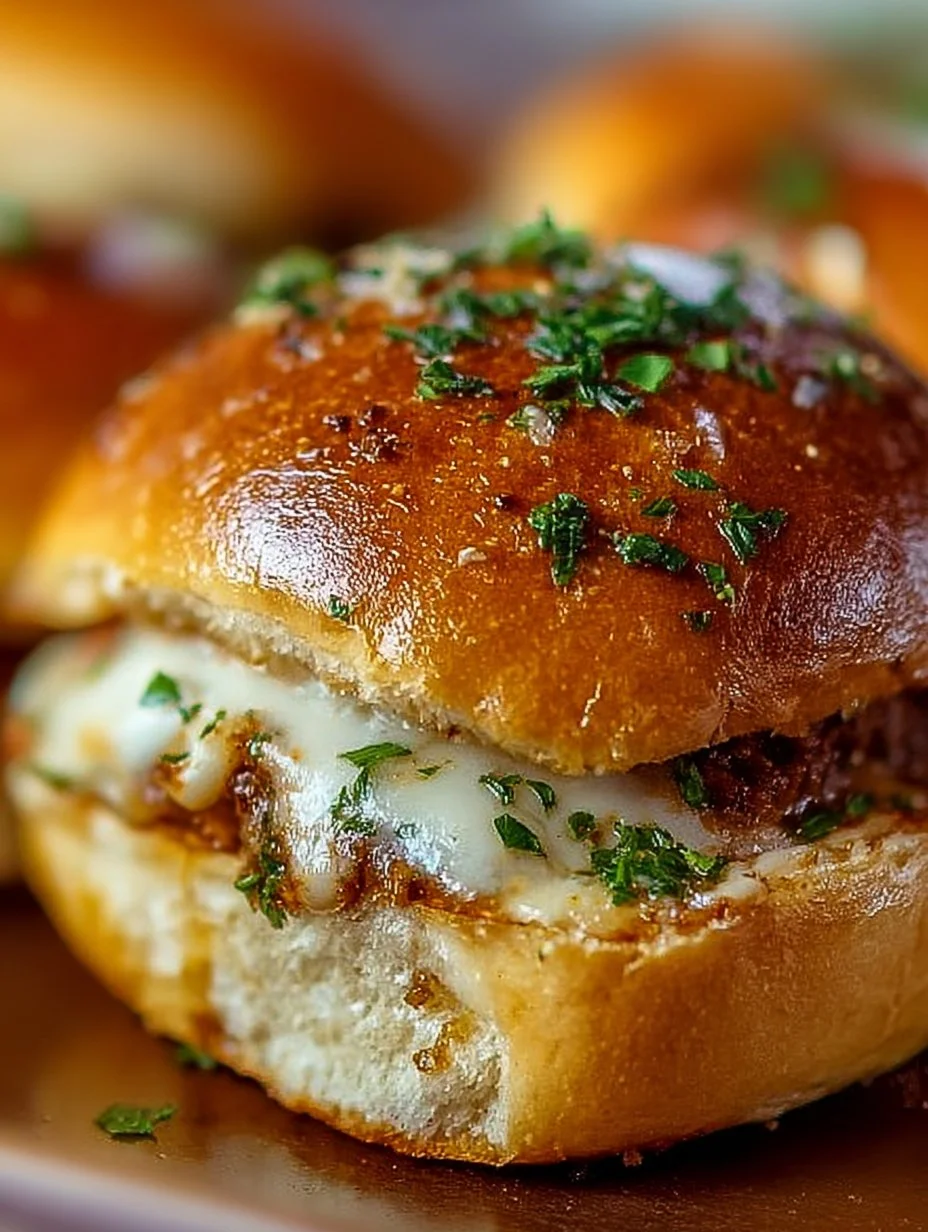 Bombas de hamburguesa de ajo parmesan jugosas y sabrosas