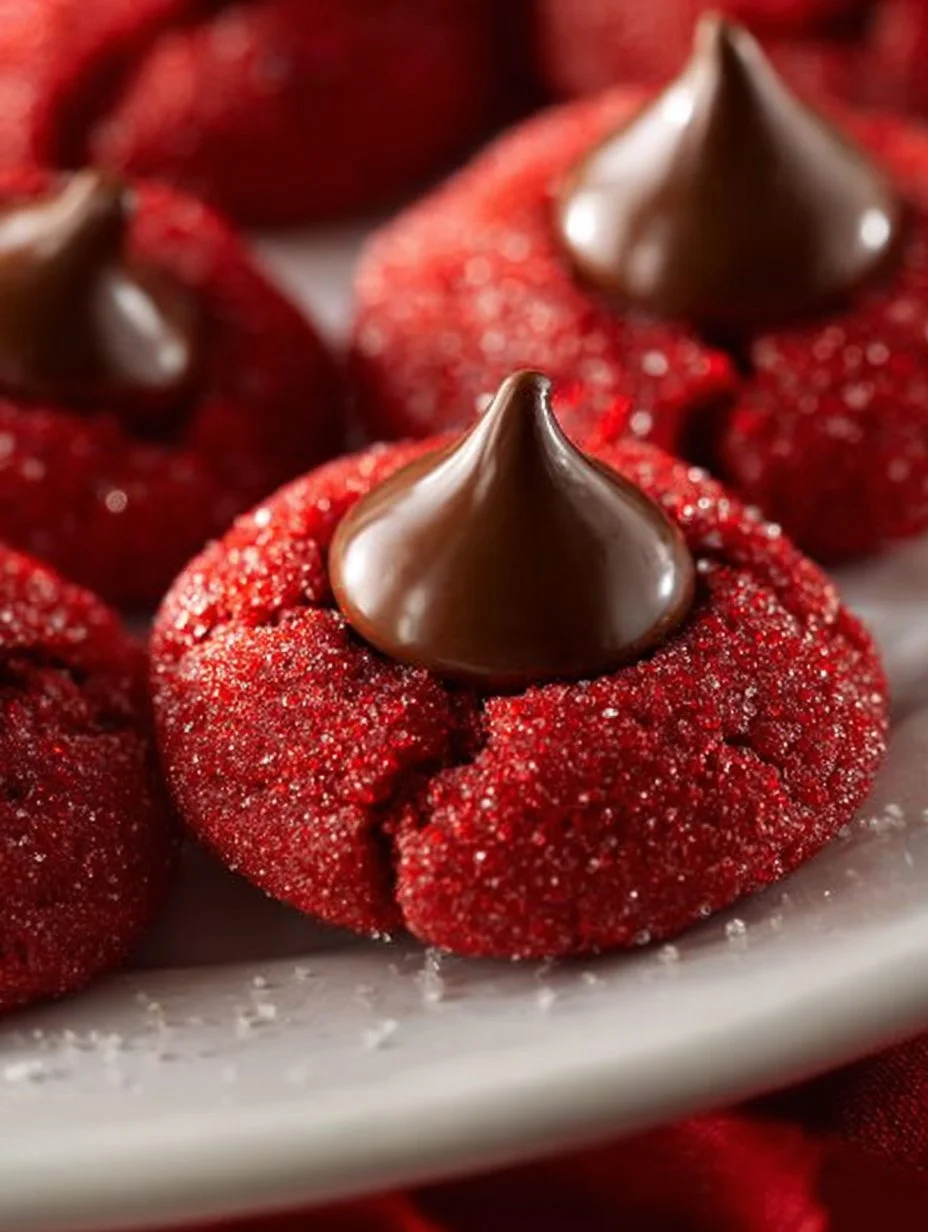 Brotos de terciopelo rojo de Hershey's en envase atractivo