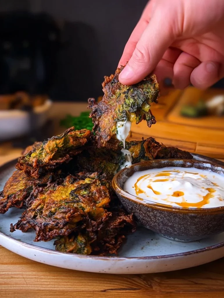 Receta fácil de chips de brócoli aplastados, un snack saludable y sabroso