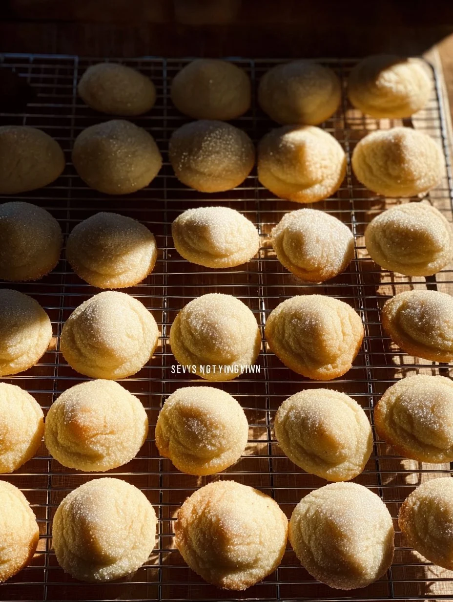 Galletas de azúcar clásicas recién horneadas en una bandeja