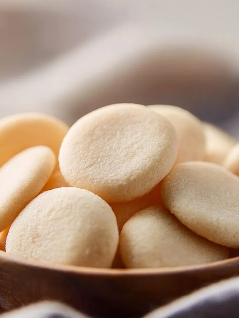 Galletas de mantequilla recién horneadas sobre una bandeja