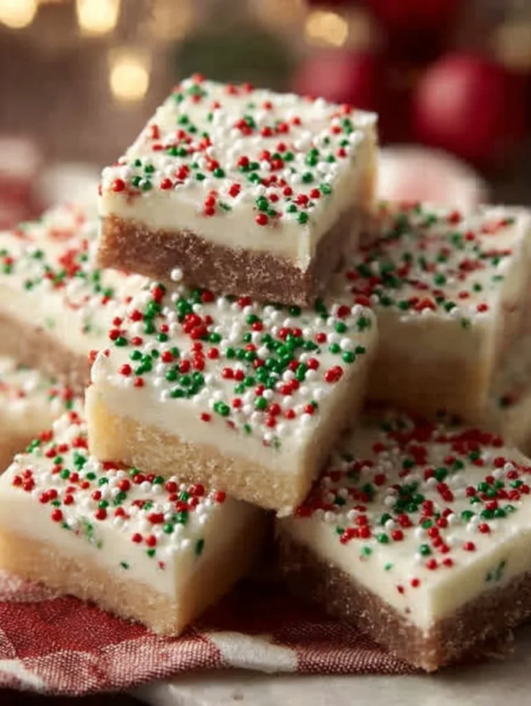Receta de fudge navideño con ingredientes y pasos para una deliciosa preparación.