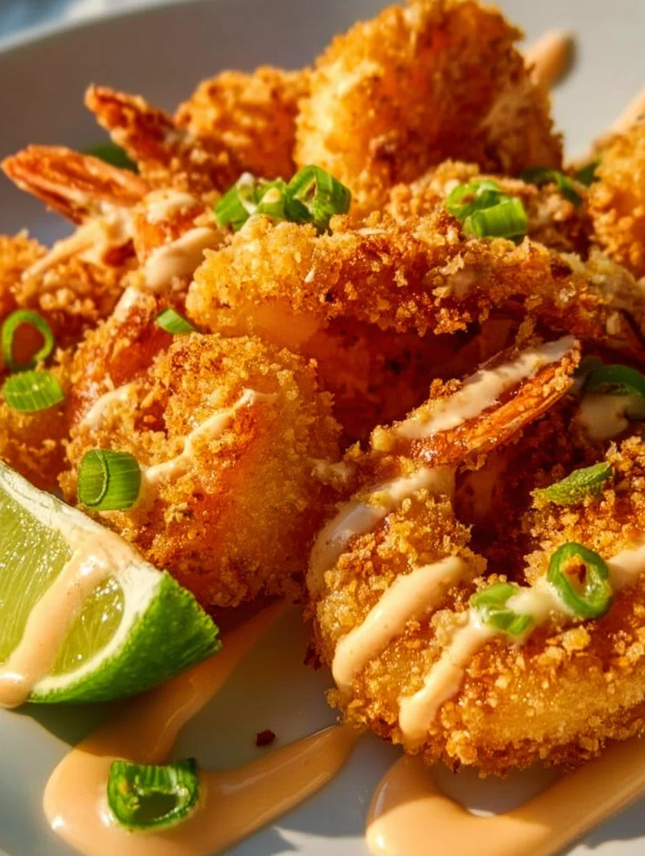 Camarones Bang Bang crujientes con salsa picante deliciosa