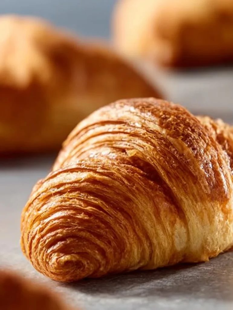 Receta de gipfeli: 12 croissants suizos hojaldrados recién horneados
