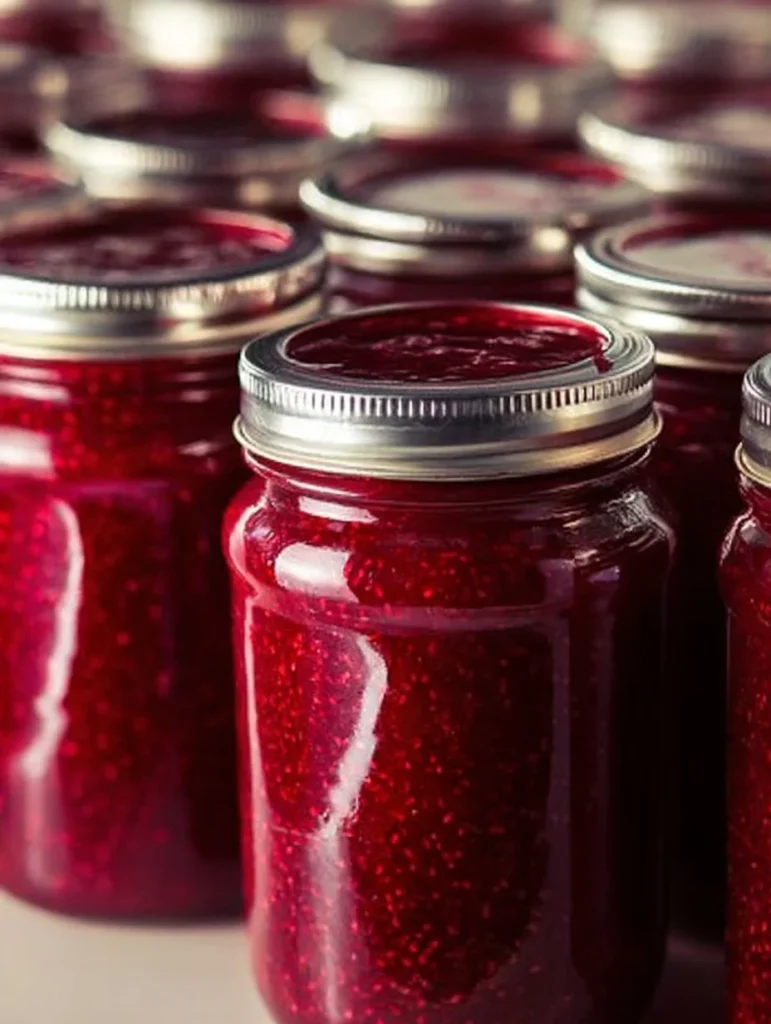Receta de mermelada de fresa y arándano para Navidad