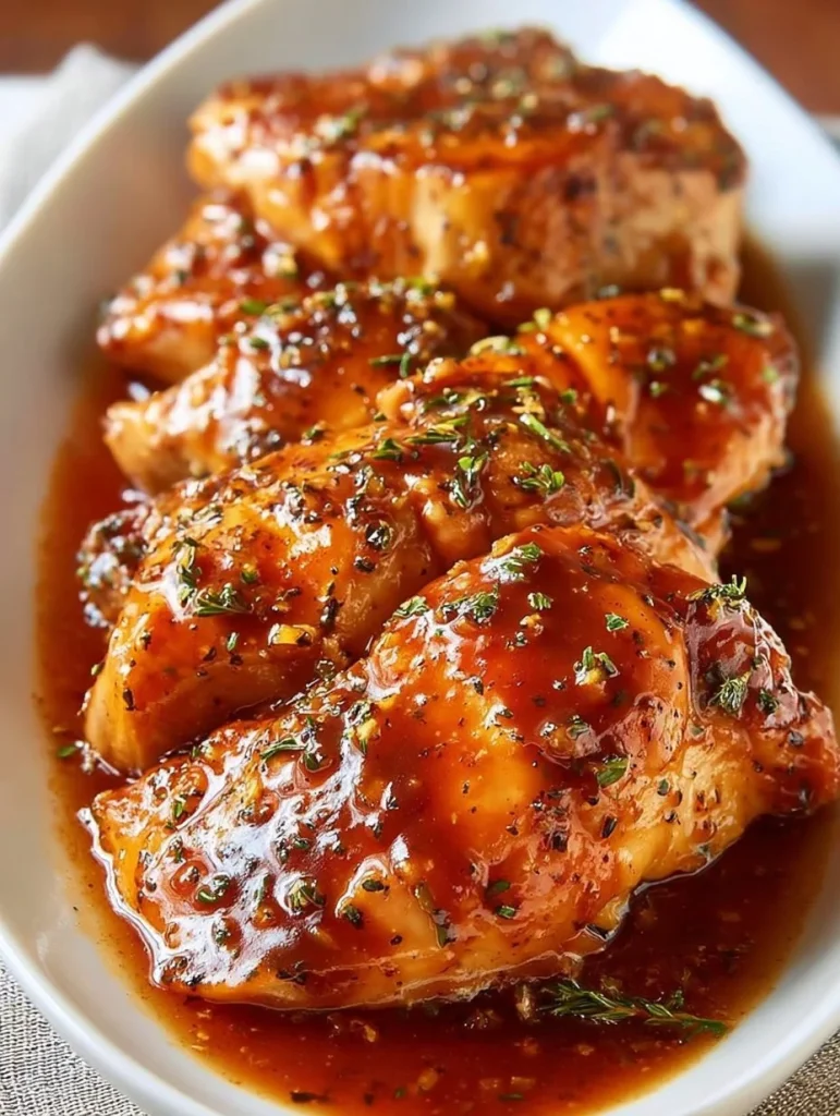 Receta de pollo en olla de cocción lenta con Sweet Baby Ray's