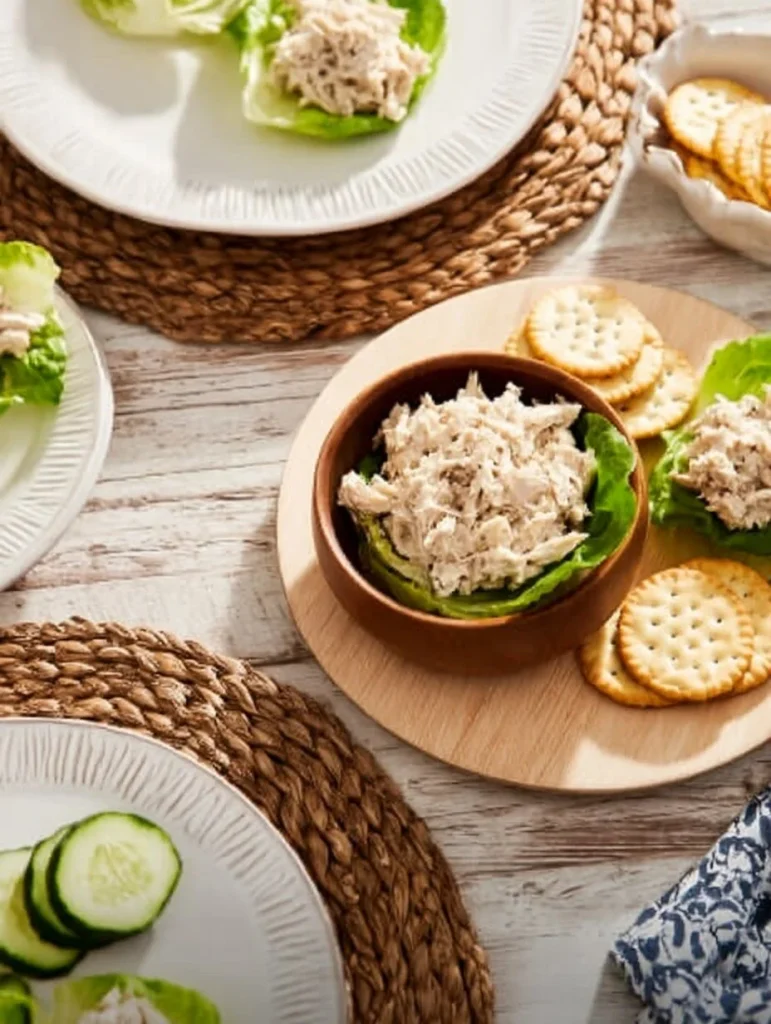 Receta de ensalada de pollo Chick lista para servir