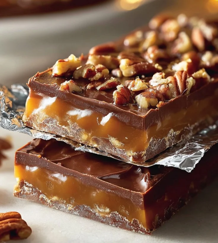 Imagen de Toffee Clásico de Navidad, un dulce tradicional hecho con caramelo.