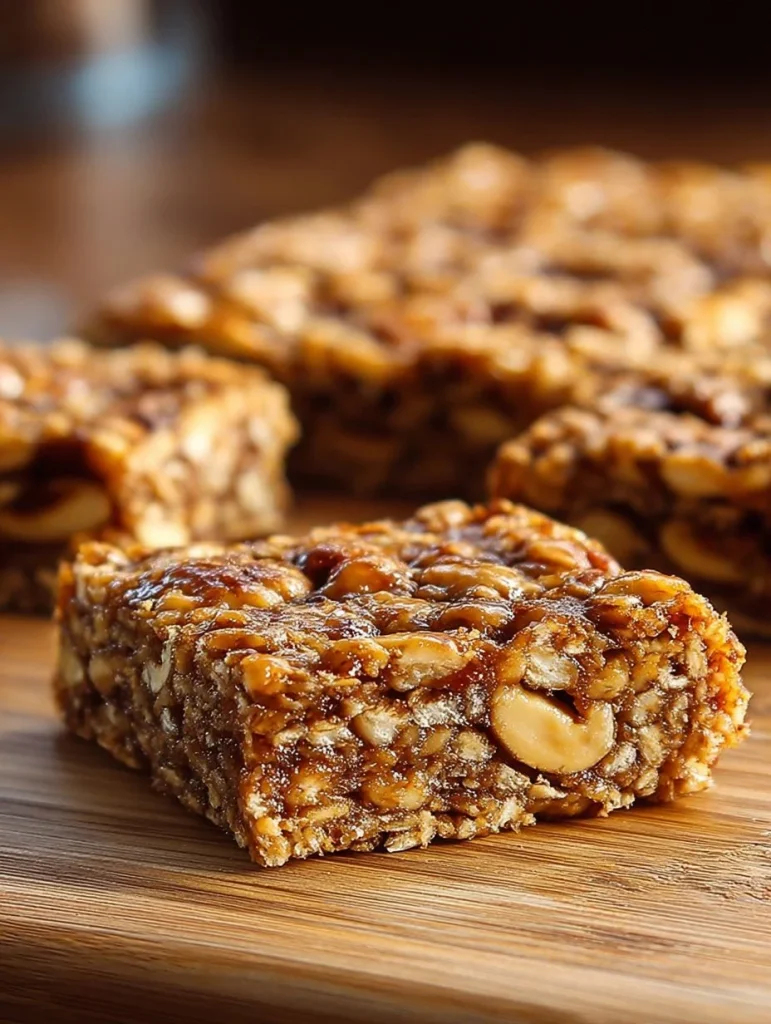 Barras de Avena con Plátano saludables y sabrosas