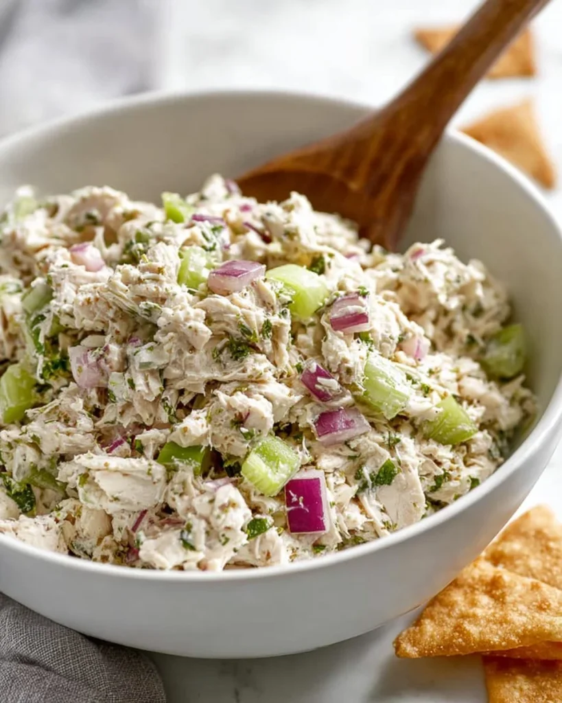 Ensalada fresca con pollo a la parrilla, vegetales y aderezo sabroso.