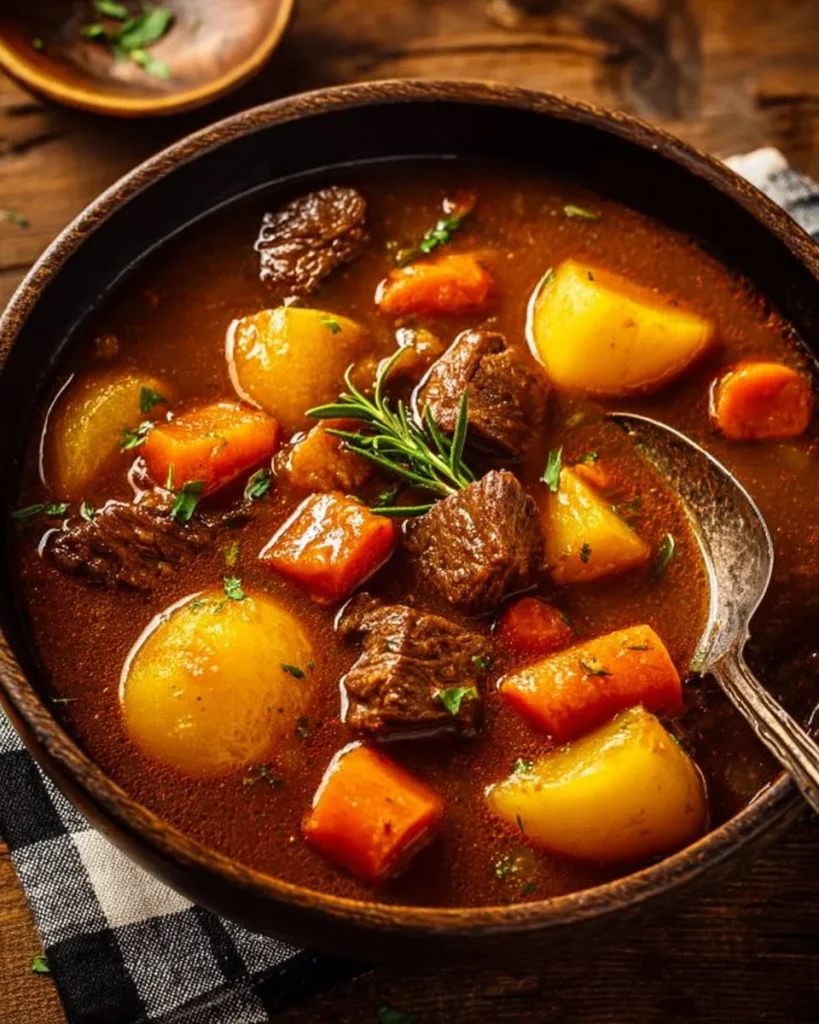 Estofado de Res Clásico, un delicioso plato tradicional