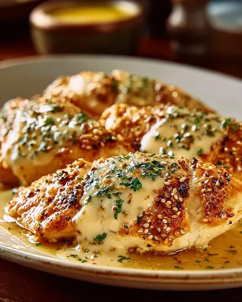 Pollo Parmesano de Longhorn Steakhouse servido con guarniciones