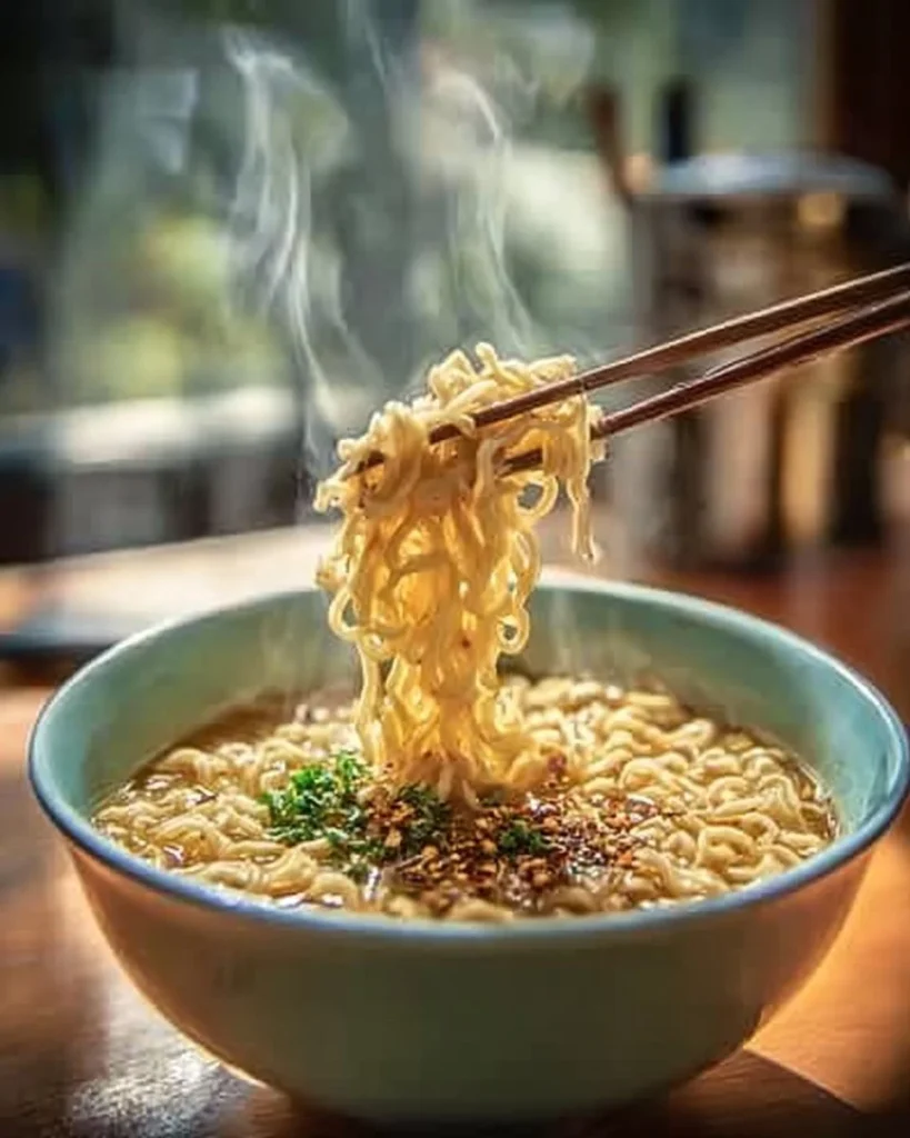 Receta fácil de sopa de fideos ramen