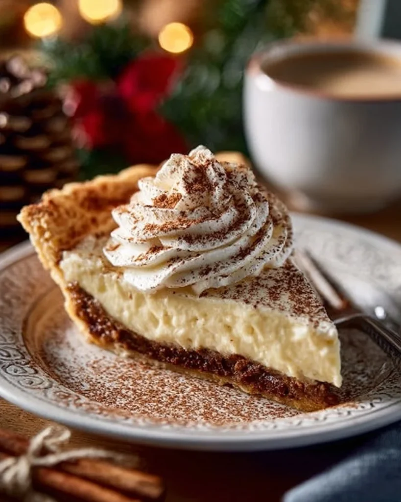 Tarta de natillas de canela y vainilla, un postre navideño cremoso para Nochebuena