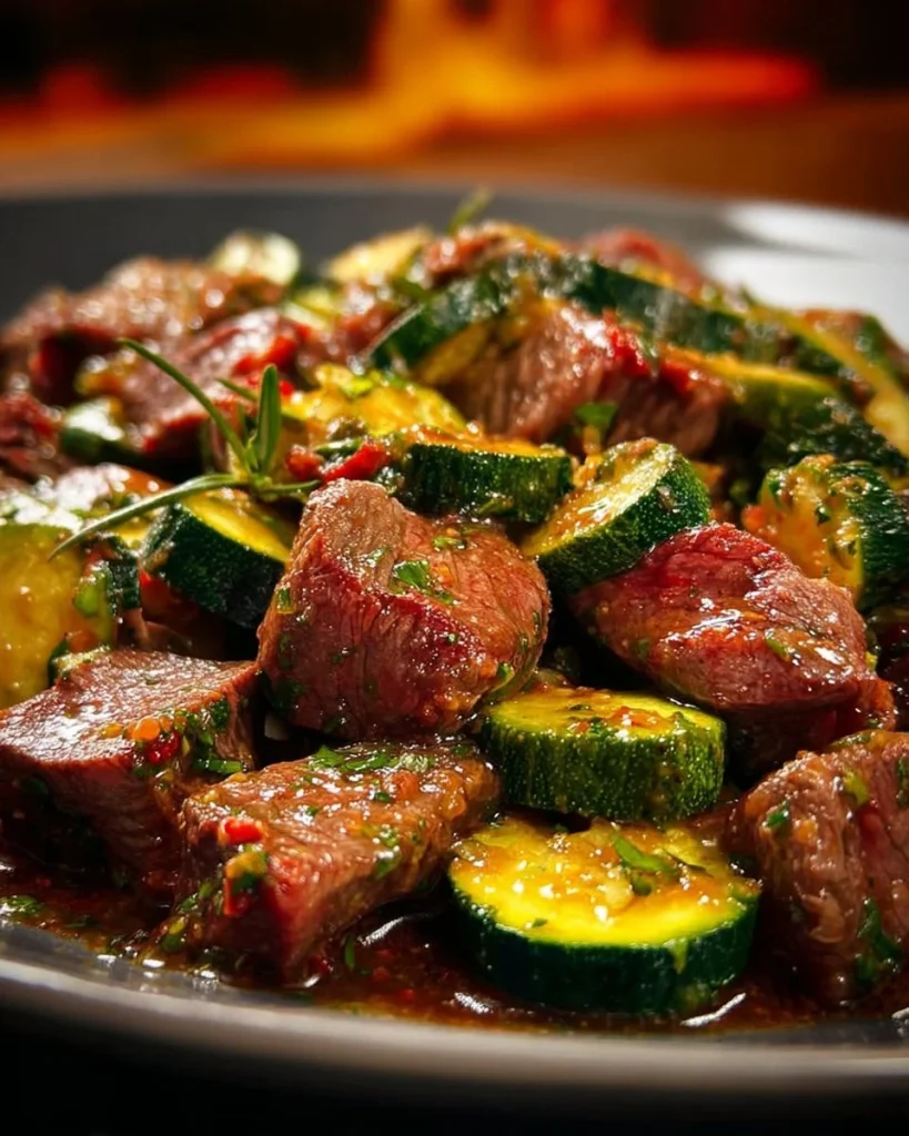 Bocaditos de bistec con mantequilla de ajo listos para servir