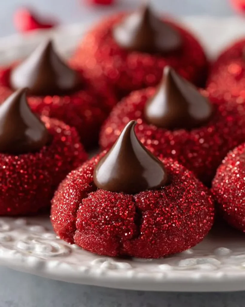 Bocaditos de terciopelo rojo de Hershey's listos para disfrutar.