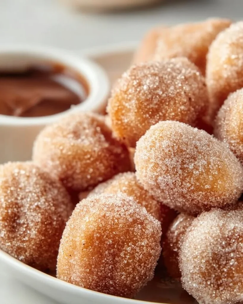 Churros saludables hechos en freidora de aire con ingredientes nutritivos