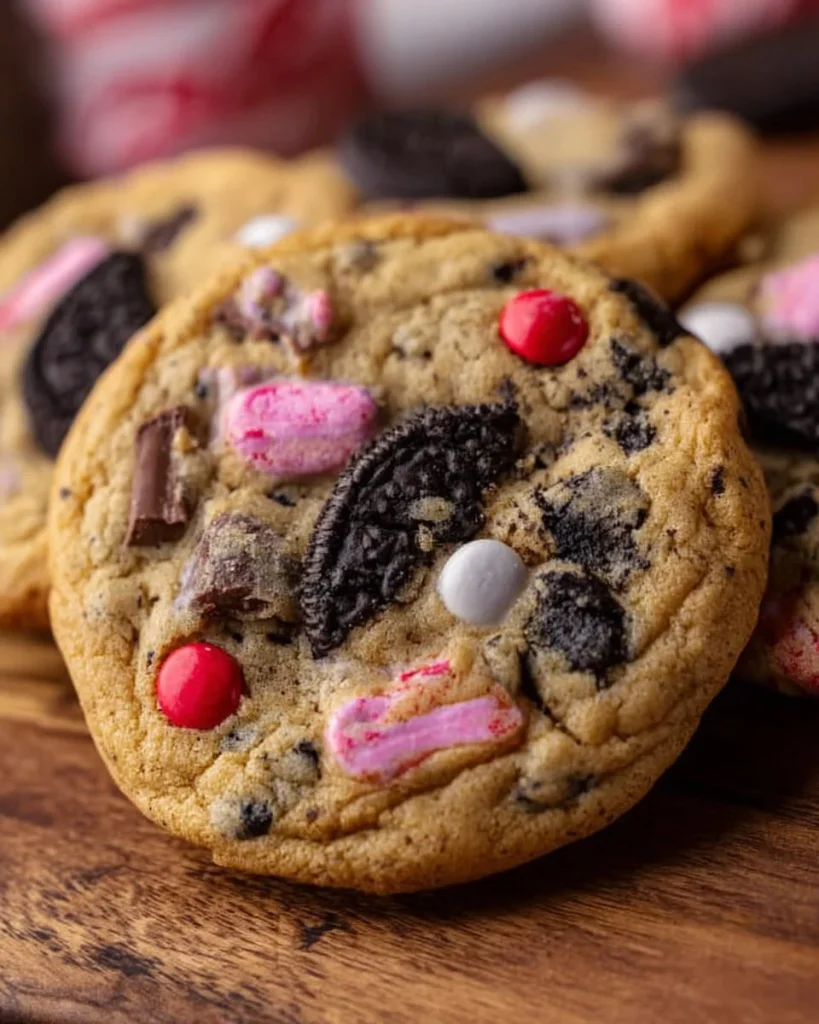 Galletas de Oreo decoradas con M&M's para San Valentín