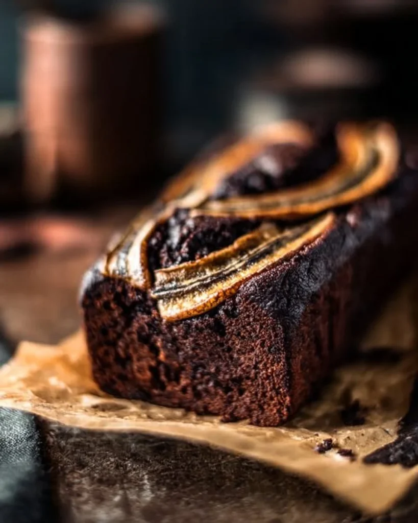 Pan de plátano con chocolate y espresso, delicioso y fácil de preparar