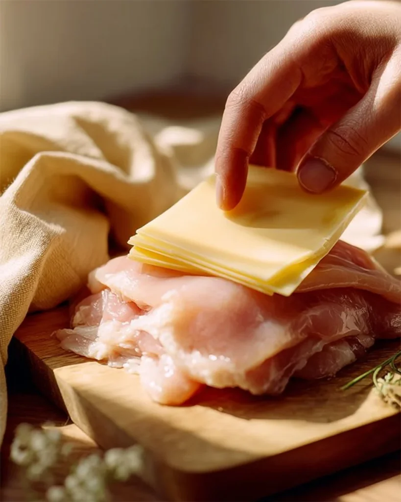 Pechugas Rellenas en Crema de Chipotle servidas en un plato gastronómico.