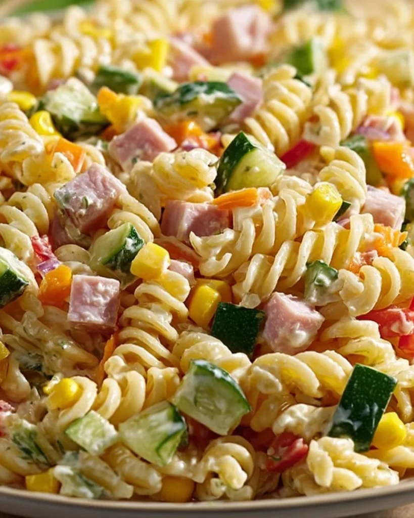 Plato de ensalada fría con verduras frescas y aderezo en un tazón